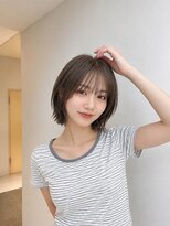 フォト 新宿三丁目(foto)&nbsp;髪質改善地毛風縮毛矯正くびれレイヤー切りっぱなしボブ