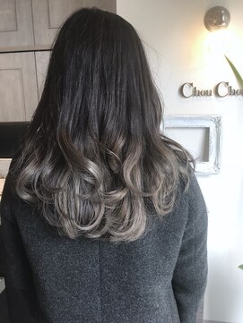 ヘアーデザイン シュシュ(hair design Chou Chou by Yone) ☆chou chou☆外国人風グラデーション×グレージュ