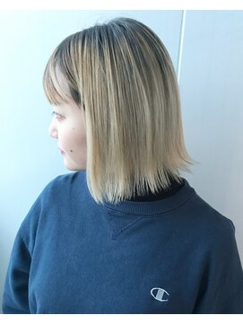 ヘア ラボ ニコ 藤沢店(hair Labo nico...) バックコーミングバレイヤージュ