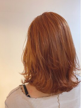 クラウドヘアー 東照宮店 オレンジカラー