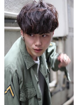 ブークル(boucle) 外国人風無造作パーママッシュショート