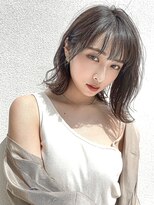 アンジェリカラボ 梅田店(ANGELICA LABO)&nbsp;Angelicaくびれセミディアッシュベージュエッジショート