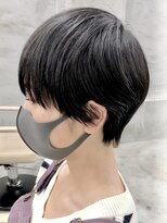 ソーコ 渋谷(SOCO)&nbsp;大人小顔ひし形マッシュクールショート黒髪ハンサム（徳竹）