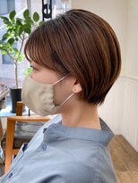 ネオリーブ クーロ(Neolive curro)&nbsp;小顔マッシュショート×白髪ぼかし髪質改善カラー 白髪/ショート