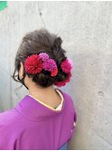 卒業式ヘアセット