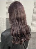 【谷町／上本町】抜け感ウェーブ＿ショコラピンクベージュロング