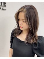 アンダーバーホワイト 西宮店(_WHITE) 韓国風アップバング　フェイスフレーミング　韓国ヘア