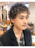 吉祥寺　ツイスパ　ハイライト　メンズパーマ　スパイラル
