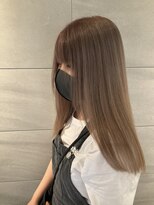 リー 京橋(Lee) 【Lee京橋】ミディアム×ブラウンベージュ