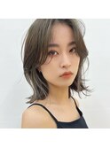 【修】20代30代40代◎透明感カラー×韓国切りぱなしボブ