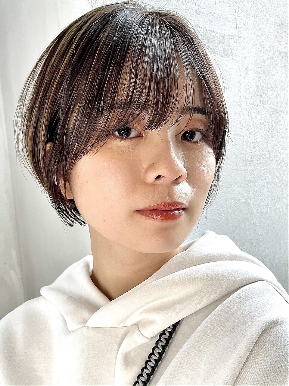 ハシムラ】＃丸みショート＃メッシュカラー＃ニュアンスカラー