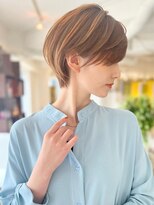 ロンドエニカ 大宮(Lond enika)&nbsp;切りっぱなしボブエアリーロング美髪ピンクブラウン[大宮]