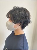 高知 南国市 BiBi glandjete ハンサムウェーブショート
