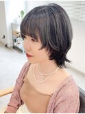 アンブレラカラー×ウルフボブ