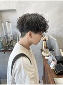 【萩原】波巻きパーマ/メンズマッシュ/メンズパーマ