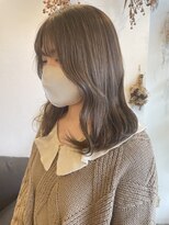 マァロ(malo.)&nbsp;ブリーチなしダブルカラー　ミルクティーベージュ