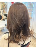 ブリーチなし明るめマロンベージュ【miyabi】