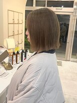 ピピバイヨーク(pipi, by yoke.)&nbsp;ブリーチカラーアッシュミルクティー