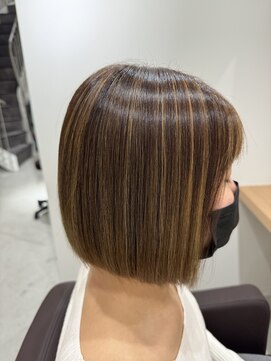マルフェ 天王寺(marfe) どんな髪でもサラサラストレート#透明感カラー/髪質改善