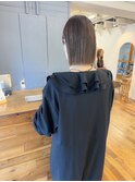 切りっぱなしボブ