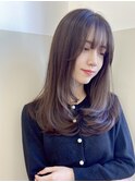【銀座/有楽町】stilist高落レイヤーカットナチュラルブラウン