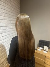 【酸熱トリートメント導入】髪質改善しながらカラーできる