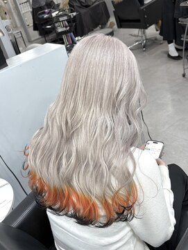 シェイロ(Cielro) エンドカラー☆狐カラー×ホワイト☆ハイトーン