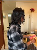 メンズロングパーマ