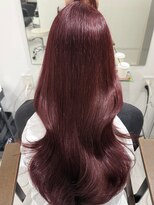 ハピネス 梅田茶屋町店(HAPPINESS) ブリーチなしダブルカラーチェリーレッド