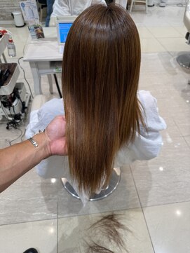 クレア 上大岡(CREA) 白髪ぼかしハイライト縮毛矯正ダブルカラー髪質改善30代40代50代