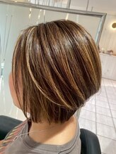 アース 常盤平店(HAIR & MAKE EARTH) 大人レイヤーショート