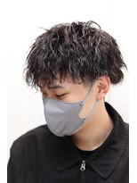 ヘアーアンドグルーミング ヨシザワインク(HAIR&GROOMING YOSHIZAWA Inc.)&nbsp;スパイラルパーマツーブロックウェーブ感束感理容室バーバー床屋