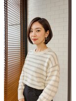 コポル(Copol)&nbsp;まわりと差がつく大人ショート×明るい白髪染めヘーゼルブラウン