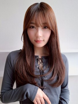 ロングレイヤーカット*ロングヘア*前髪カット*顔周り*髪質改善