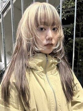 スリバー(sliver) ブリーチハイライト髪質改善ダブルカラーレイヤーカット