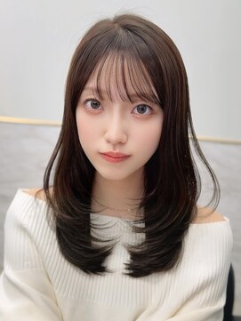 クム(kumu) 【kumu】 ロングレイヤー/顔周りカット/栄/名古屋