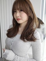 ヌヌ 渋谷 原宿 明治神宮前(nunu)&nbsp;レイヤーカットウルフカットボブグレージュオリーブべージュ