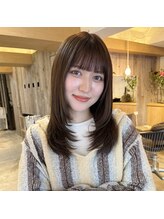 ドルセ(Dulce) レイヤーカット×オリーブカラー