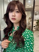 ソラ 表参道(SORA)&nbsp;【MOMONE】ロングレイヤーくびれレイヤー顔周りダークブラウン