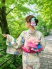 浴衣着付け+ヘアアレンジ ¥9500 ※問い合わせ必須