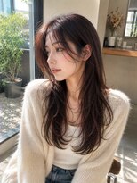 バグズ ヘアデザイン 桔梗が丘店(Baguz HAIR DESIGN) 大人くびれレイヤー×透け感ショコラブラウン