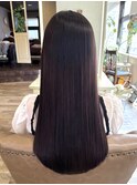 ロングヘア×ラベンダーカラー