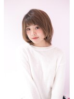 ヘアーアンドファッションシオミエイチ (hair＆fashion shiomi H)   【shiomi H】ふんわりワンカールボブ