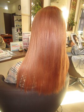 コアフィールフィス(COIFFURE fils) 【見附・今町】アクセントカラー オレンジ