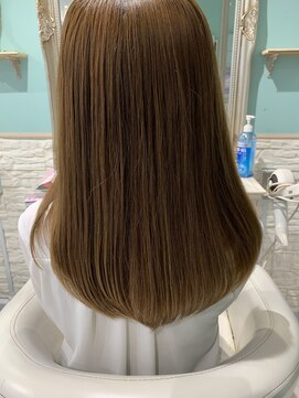 ミエルヘアーエスト 新宿店(mielhair est) 髪質改善でサラサラストレート