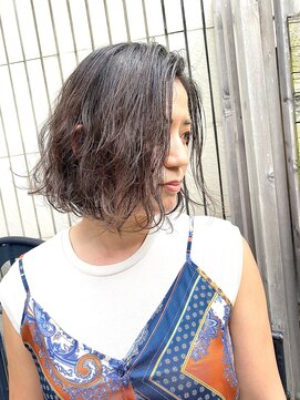 センスヘア(SENSE Hair) クセを活かしたウェーブボブ☆