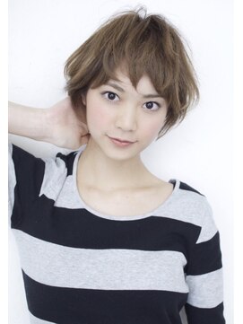 クレドガーデン 西新井店(CRED GARDEN) ボブウルフ×大人可愛いショート小顔フェザーバング20代30代40y