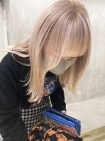 ソーコ 渋谷(SOCO) ハイトーンブロンドミルクティーベージュケアブリーチ