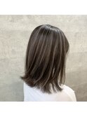 グレージュハイライト