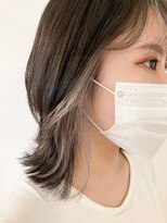 ルートエイチ 市川(Root H)&nbsp;斜めバンググレージュカラーデザインカラーシルキーベージュ